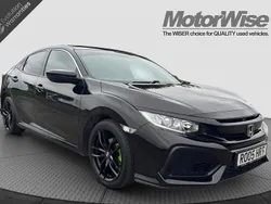 Black Used 2017 Honda Civic SE Hatchback | £7,995 (Fair price)