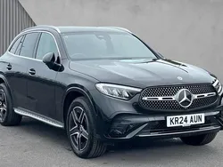 Obsidian black metallic Used 2024 Mercedes GLC300e AMG line SUV | £45,367 (Good price)