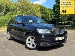 Black Used 2013 BMW X3 M Sport SUV | £5,995 (Fair price)