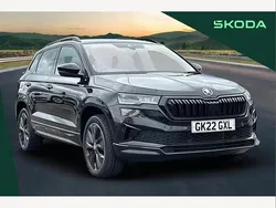 Black Used 2022 Skoda Karoq SportLine SUV | £23,395 (Fair price)