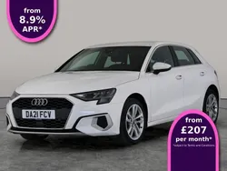 White Used 2021 Audi A3 Sportback Sport Hatchback | £16,036 (Fair price)