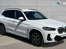 White Used 2022 BMW X3 M Sport SUV | £33,045 (Fair price)