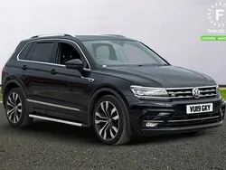 Black Used 2019 VW Tiguan R-line SUV | £20,799 (Good price)