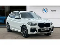 White Used 2021 BMW X3 M Sport SUV | £32,995 (Fair price)