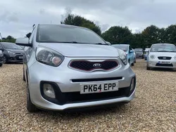 Silver Used 2014 Kia Picanto Hatchback | £4,495 (A bit pricey)
