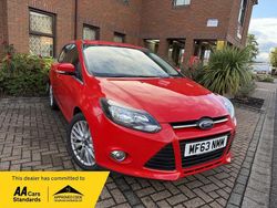 Red Used 2013 Ford Focus Zetec Hatchback | £3,900 (Fair price)