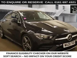Black Used 2020 Mercedes CLA180 AMG line Sedan | £18,270 (Fair price)