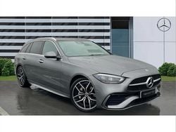 Grey Used 2024 Mercedes C300e AMG Line Premium Estate | £32,642 (Good price)
