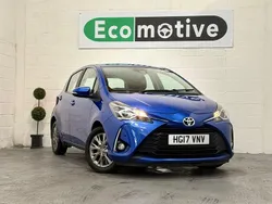 Blue Used 2017 Toyota Yaris Hatchback | £7,995 (Good price)