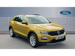 Yellow Used 2018 VW T-Roc SE SUV | £14,206 (Fair price)