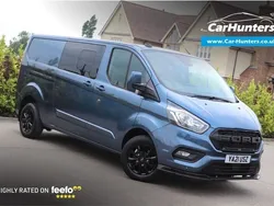 Blue Used 2021 Ford Transit Custom Limited Van | £19,495 (Expensive)