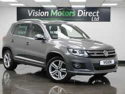 Grey Used 2013 VW Tiguan R-line SUV | £5,480 (Fair price)