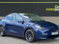 Blue Used 2023 Tesla Model Y Performance SUV | £30,748 (Good price)