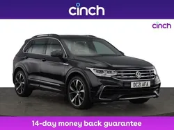 Black Used 2021 VW Tiguan R-line SUV | £24,499 (Fair price)