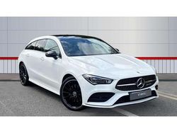 White Used 2023 Mercedes CLA220 Shooting Brake AMG Line Premium Plus Estate | £28,442 (Fair price)