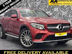 Red Used 2017 Mercedes GLC250 AMG Line Premium Coupe | £19,595 (Fair price)