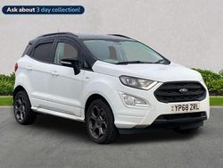 White Used 2018 Ford Ecosport ST-Line SUV | £10,850 (Fair price)