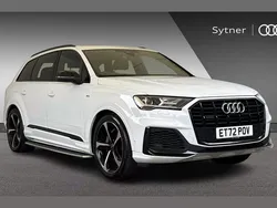 White Used 2022 Audi Q7 Black Edition SUV | £44,500 (Fair price)