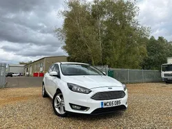White Used 2015 Ford Focus Titanium Hatchback | £5,895 (Fair price)