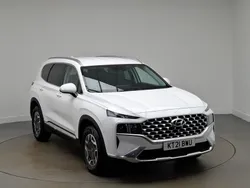 White Used 2021 Hyundai Santa Fe Premium SUV | £27,998 (Fair price)