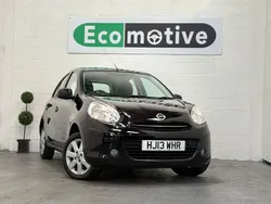 Black Used 2013 Nissan Micra Acenta Hatchback | £4,251 (Good price)