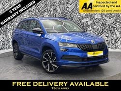 Blue Used 2020 Skoda Karoq SportLine SUV | £15,395 (A bit pricey)