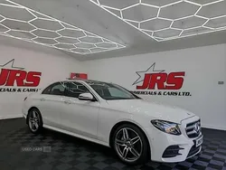 White Used 2018 Mercedes E350 AMG Line Premium Sedan | £23,450 (Fair price)