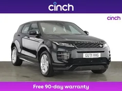 Black Used 2021 Land Rover Range Rover evoque R-Dynamic SUV | £22,499 (Fair price)