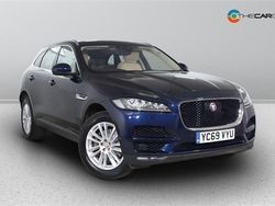 Blue Used 2019 Jaguar F-Pace Portfolio SUV | £20,499 (Fair price)
