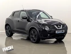 Pearl black Used 2017 Nissan Juke Tekna SUV | £6,490 (Fair price)