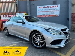 Silver Used 2014 Mercedes E220 AMG Coupe | £6,990 (Fair price)
