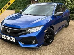 Blue Used 2019 Honda Civic Sport Hatchback | £10,930 (Fair price)
