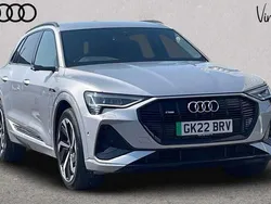 Silver Used 2022 Audi e-tron Black Edition SUV | £28,736 (Fair price)