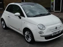 White Used 2014 Fiat 500 Lounge Hatchback | £4,995 (Fair price)