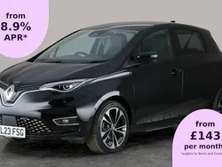 Black Used 2022 Renault Zoe Iconic Hatchback | £11,191 (Fair price)
