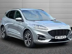 Solar silver Used 2020 Ford Kuga ST-Line X SUV | £17,750 (Expensive)