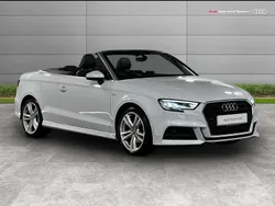 White Used 2017 Audi A3 Cabriolet S-Line Cabriolet | £14,190 (Fair price)