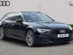 Black Used 2021 Audi A6 Black Edition Estate | £27,656 (Good price)