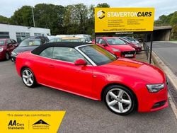Red Used 2012 Audi A5 Cabriolet S-Line Cabriolet | £6,995 (Fair price)