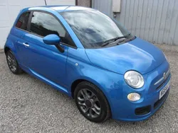 Blue Used 2015 Fiat 500 S Hatchback | £4,690 (Fair price)