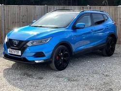 Blue Used 2017 Nissan Qashqai Tekna SUV | £9,600 (Fair price)
