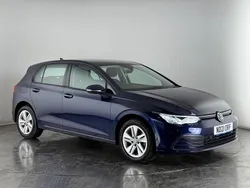 Blue Used 2021 VW Golf VIII Life Hatchback | £13,700 (Fair price)