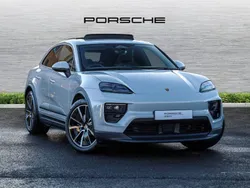 Ice grey metallic New 2024 Porsche Macan 4 Electric SUV | £66,750