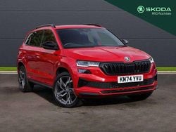 Velvet red metallic Used 2024 Skoda Karoq SportLine SUV | £27,900 (Good price)