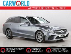 Grey Used 2019 Mercedes C220 AMG Line Premium Estate | £15,627 (Good price)