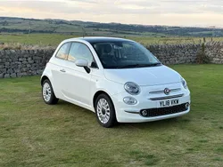 White Used 2018 Fiat 500 Lounge Hatchback | £9,195 (Fair price)