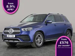 Blue Used 2022 Mercedes GLE350 AMG line SUV | £37,047 (Fair price)