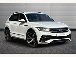 White Used 2021 VW Tiguan R-line SUV | £23,295 (Fair price)