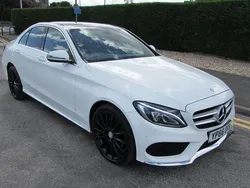 White Used 2017 Mercedes C220 AMG Line Premium Sedan | £13,695 (Fair price)
