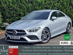 Silver Used 2021 Mercedes CLA220 AMG line Sedan | £18,850 (Fair price)